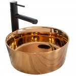 Накладной умывальник Rea Ida Slim Rose Gold Накладной умывальник Rea Ida Slim Rose Gold